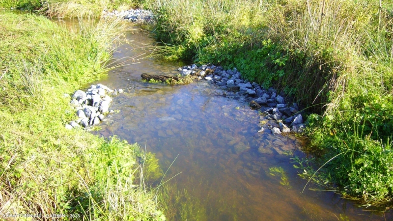 Reconstitution des alluvions sur le Beuvron (35)